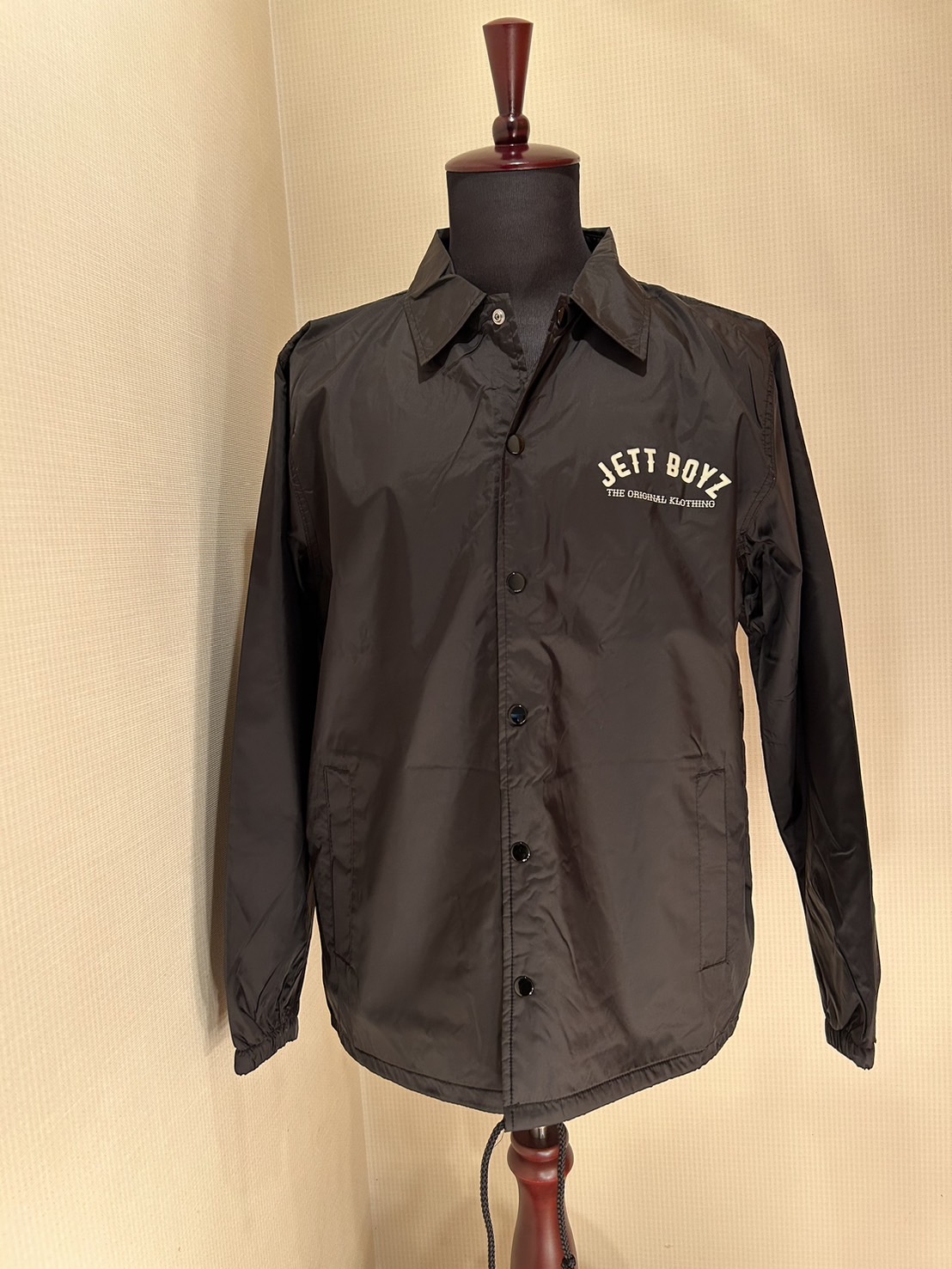 JB24-CJ01 Nylon Coach Jacket【Black】 ナイロンコーチジャケット